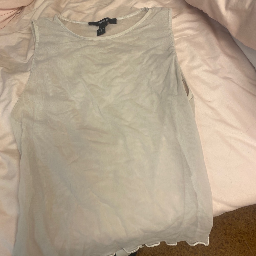 Forever 21 mesh tank top